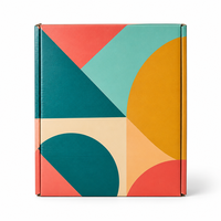 Boîte d'expédition personnalisée en carton ondulé E Flute, entièrement imprimée en couleur, laminée, en carton kraft, pour la vente en gros de cosmétiques