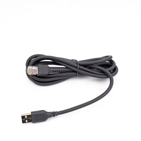 Cable de Datos para Escáner de Códigos de Barras Gutao 3M, Cable de Interfaz USB para Dispositivos de Escaneo, Compatible con el Escáner de Códigos de Barras Gutao