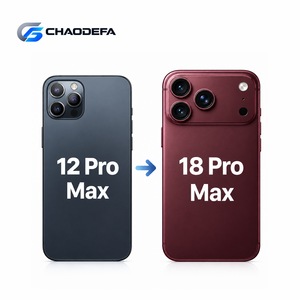 ชุดอุปกรณ์แปลงฝาหลังแบบกระจก DIY ยี่ห้อ ChaoDeFa สำหรับซ่อมแซม iPhone 12 Pro Max และ 18 Pro Max สไตล์ ORI พร้อมอะไหล่ขนาดเล็ก - Product Image 1