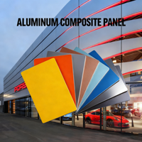 Panneau composite en aluminium revêtu de PVDF de 4 mm d'épaisseur certifié EN FR A2 pour façade murale extérieure, appartement, écologique