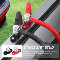 Bloc de distribution d'alimentation 12V 150A, barre omnibus à goujon unique 5/16 pouces, borne M8, borne de jonction de batterie 12V CC pour système solaire