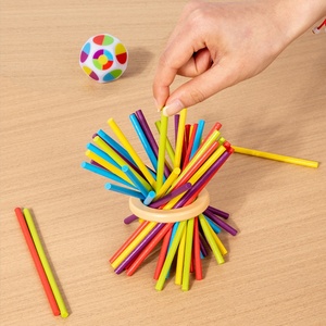 Jeu de bâtonnets d'équilibre en bois avec dés et boules, pour l'interaction parent-enfant, l'entraînement à la réflexion et les puzzles - Product Image 2