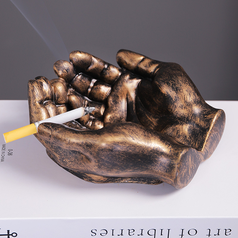 creative cigarette ashtray Creative Hand Ashtray Funny Anti-fly Ash High-end Home Living Room Office  Resin Palm Ashtray Decoration| Alibaba.com