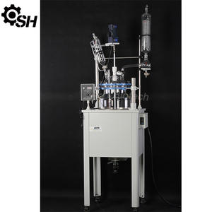 Réacteur chemisé de laboratoire réacteur en verre monocouche réacteur chemglass - Product Image 4