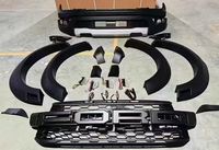Kit de Carroceria de Luxo Estilo Raptor em ABS para 2023 2024, Acessórios Exteriores de Atualização para Para-choque Dianteiro, Grade e Alargadores de Para-lama