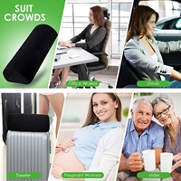 Coussin en mousse à mémoire de forme pour repose-pieds, repose-pieds en demi-lune ergonomique pour le bureau