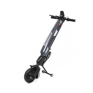 Fauteuil roulant manuel Mijo <span class=keywords><strong>MT07</strong></span> avec add-on électrique, moteur DC sans balais, alliage d'aluminium, 350W, 36V, <span class=keywords><strong>batterie</strong></span> amovible, autonomie 35 km, CE - Product Image 1