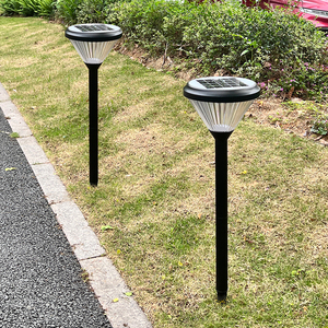 Solar Powered Garden Lights <b>LED</b> Warm White IP65 Waterproof Outdoor Pathway Lamp for Yard and Landscape Lighting - Product Image 1