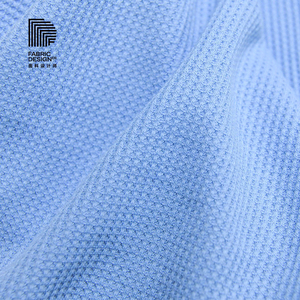 Tissu jersey interlock gaufré double face 200 g/m², <span class=keywords><strong>polyester</strong></span>/<span class=keywords><strong>coton</strong></span>/spandex, style uni, vêtements décontractés pour femmes, filles et garçons - Product Image 2
