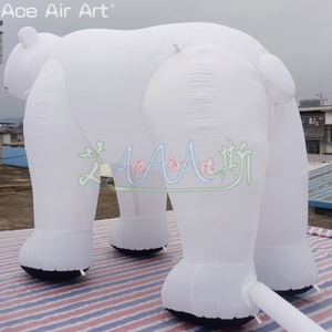 Ours polaire géant gonflable personnalisé Animal de l'Arctique publicitaire gonflable pour événements, promotions et décoration de <span class=keywords><strong>vacances</strong></span> - Product Image 4