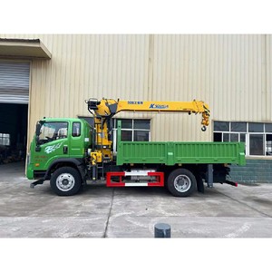 รถเครนไฮดรอลิกแบบยืดหดได้ Howo ติดตั้งบนรถบรรทุก 4x2 พร้อมขาย - Product Image 4