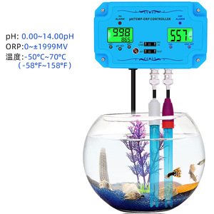 เครื่องวิเคราะห์คุณภาพน้ำ Ph120 เครื่องควบคุมค่า Ph Orp และอุณหภูมิ สำหรับน้ำดื่ม สระว่ายน้ำ ระบบอะควาโปนิกส์ และการทดสอบในตู้ปลา - Product Image 4