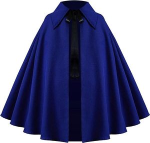 Capa de <span class=keywords><strong>Bruja</strong></span> Gótica Steampunk Medieval Renacentista Corta para Adulto, Disfraz CRHO-019 - Product Image 2