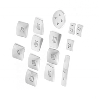 14 pièces de couvre-boutons de lève-vitre de porte de voiture pour Mercedes Benz Classe A B C E CLA GLK GLA GLE W204 W212 W166 G500