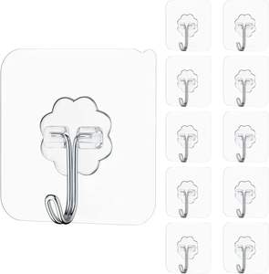 Gancho de Pared de Alta Calidad para el Hogar, Gancho Adhesivo Fuerte, Buena Adhesión a la Pared, Gancho Sin Rastro, Soporta Carga - Product Image 1