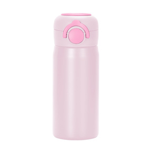 Stainless Steel Water <b>Bottle</b> 500Ml Double Wall Insulated Portable Travel Cup With Pop Up Lid Kids Drink Container - Product Image 5