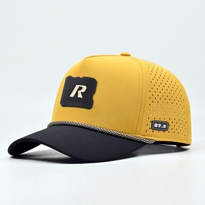 Casquette de baseball imperméable Melin Hat, fabrication OEM, avec patch en caoutchouc, performance hydro, golf, course à pied, entraînement, avec logo personnalisé - Product Image 2