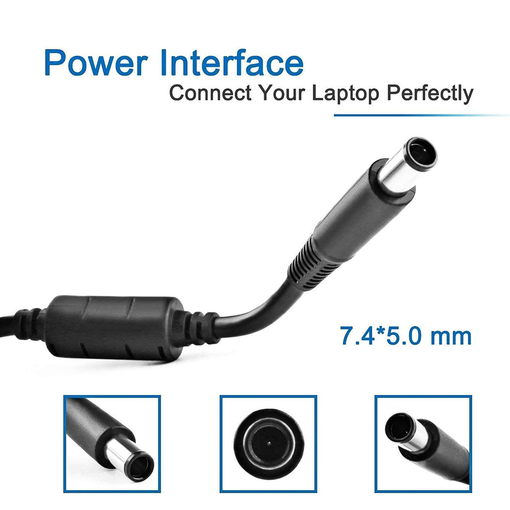 Black/7.4mm*5.0mm/65W(NO AC cable)