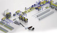 Machine de découpe de blocs de béton cellulaire autoclavé, ligne de production de blocs légers en béton AAC entièrement automatique