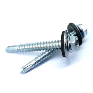 Tornillo Autorroscante <span class=keywords><strong>para</strong></span> Techos con Cabeza Hexagonal y Arandela, Acero Inoxidable con Acabado Óxido Negro, Estándar DIN, Anticorrosión, Marca CT - Product Image 3