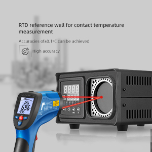 Calibrador de Termómetro Infrarrojo Industrial Portátil BX-500, 500C/932F, Cuerpo Negro, Pantalla LCD, Metal, 1 Año de Garantía, OEM/ODM - Product Image 2