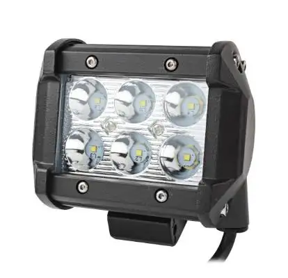 Luz LED de trabajo de 18W, 3,7 pulgadas, resistente al agua IP68, 12V, 24V, antiniebla, para Tractor, todoterreno, camión, SUV