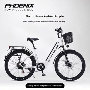 <span class=keywords><strong>Bicicleta</strong></span> Eléctrica con Batería de Litio, Cuadro de Acero, Motor sin Escobillas de 250W 36V, Frenos de Disco, Suspensión Completa, <span class=keywords><strong>Bicicleta</strong></span> Eléctrica para Adultos - Product Image 5