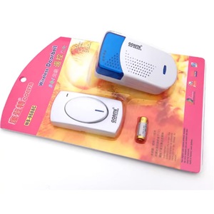 Sonnette sans fil 9688C, télécommande alimentée par batterie, sonnette de sécurité pour la maison - Product Image 2