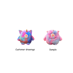 Peluche souple petit jouet personnalisé oreiller en peluche personnalisé pendentif animaux poupées mélange personnalisé <span class=keywords><strong>anime</strong></span> peluche monstre jouets - Product Image 6