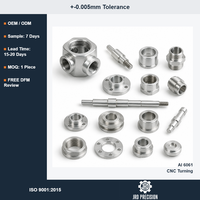 Usinage CNC sur mesure pour pièces robotiques - Usinage d'alliage d'aluminium 7075/6061, précision de 0,005 mm, certifié ISO 9001, fournisseur OEM