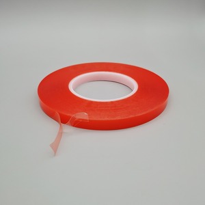 Rouleau de ruban adhésif <span class=keywords><strong>double</strong></span> face rouge PET de taille personnalisée de <span class=keywords><strong>0</strong></span>.2mm d'épaisseur Alternative 4965 4928 4982 - Product Image 5