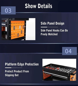 <b>Heavy</b> <b>Duty</b> 3-Layer <b>Tool</b> Cabinet with Wheels Storage Racks and Parts for Vehicle <b>Tools</b> New Generation <b>Tool</b> Carts - Product Image 3