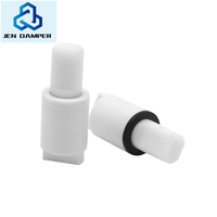 Charnière de siège de toilette moderne en plastique avec amortisseur rotatif et fermeture hydraulique douce pour chambre et bureau à domicile