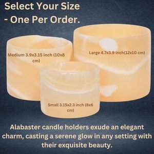 Portacandele in onice giallo naturale NANWEI, realizzato per una luminosità ambientale - Product Image 2