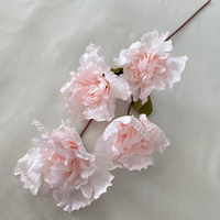 Fleurs d'hibiscus artificielles de style moderne multicolore et rose pour la remise des diplômes de Noël et les décorations de Pâques