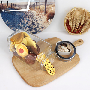 Nuevo diseño de vidrio elegante para almacenamiento de bebidas, tarro, almacenamiento de alimentos - Product Image 2