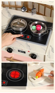 Set Multifunzione di Giocattoli da <span class=keywords><strong>Cucina</strong></span> in <span class=keywords><strong>Legno</strong></span>, Giocattoli di Simulazione di Cottura con Funzione Puzzle, Set per <span class=keywords><strong>Bambini</strong></span> in Scatola - Product Image 6