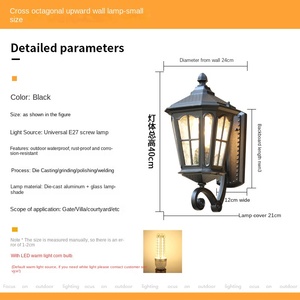 Lámpara de pared para exteriores Ip65, luz Led impermeable para exteriores, luz de aplique Exterior, luz de pared para exteriores de alta calidad - Product Image 3