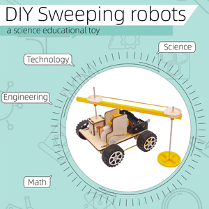 <span class=keywords><strong>Kit</strong></span> Créatif STEM DIY : Puzzle Scientifique Éducatif en Bois - Modèle de Véhicule Électrique pour Expériences de Physique - Projet Scolaire pour Enfants - Product Image 5