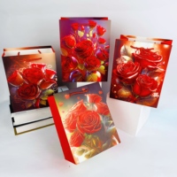 Sac cadeau carte blanche dorée pour la Saint-Valentin Sacs en carton ivoire Gaufrage sérigraphie Stratification Différentes tailles Emballage en fourrure