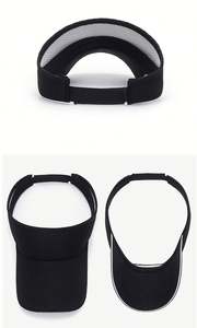 Gorra de Visera Deportiva con Logotipo Bordado Personalizado, de Secado Rápido, Ala Ancha, Transpirable, de Algodón, para Golf y Running - Product Image 6