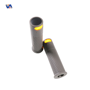 Empuñadura de manillar de <span class=keywords><strong>patinete</strong></span> con luz de giro para <span class=keywords><strong>patinete</strong></span> eléctrico <span class=keywords><strong>Xiaomi</strong></span>, barra de manillar de goma, <span class=keywords><strong>cubierta</strong></span> de silicona con luz de giro - Product Image 4