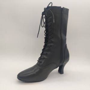 Robyn Hurder Stivali da ballo da donna personalizzati da ballo/latino di alta qualità Tacco 3 pollici in morbida pelle Sole nuovo Design - Product Image 2