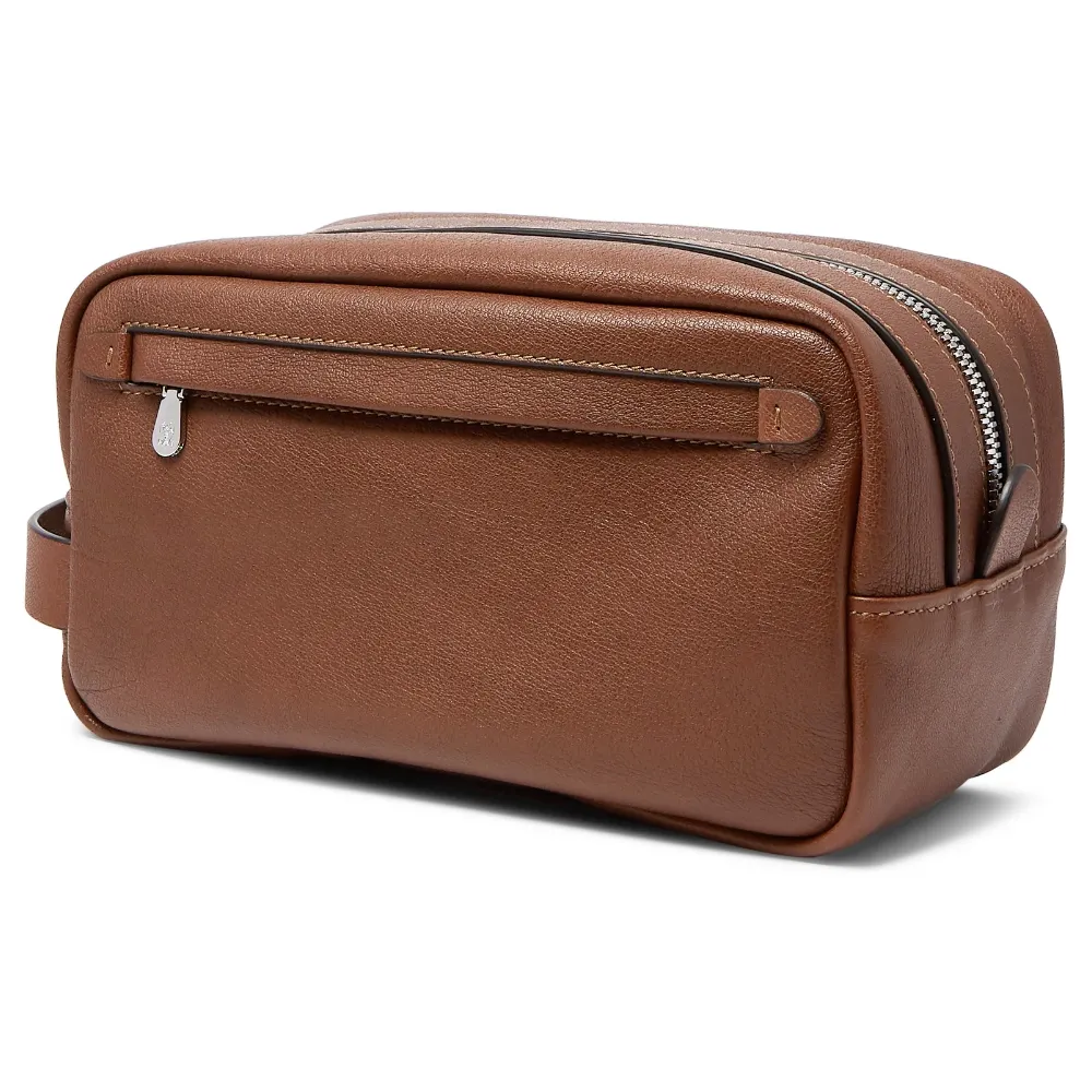 Fashion pu leather cosmetic bag men travel mackeup bag leather men cosmetic pouch bag