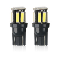 Soporte de luz LED extra alta para coche T10/5w5 7020 10 SMD T10 bombilla led estroboscópica