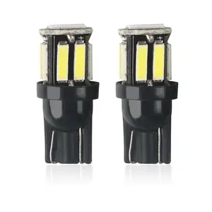 Thêm cao LED hỗ trợ ánh sáng cho xe T10/5w5 7020 10 SMD T10 LED Bulb Strobe