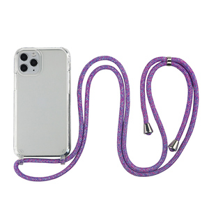 Crossbody Vòng cổ dây dây dây trong suốt trường hợp khó khăn cho <span class=keywords><strong>iPhone</strong></span> 16 15 14 13 12 11 Pro Max XS XR x 8 <span class=keywords><strong>7</strong></span> cộng với 15 rõ ràng mềm Bìa - Product Image 6