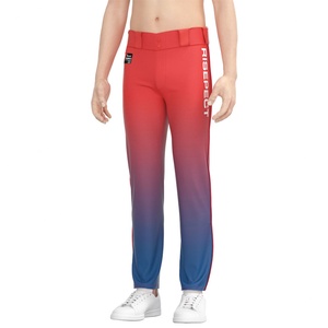 กางเกงเบสบอลสีแดงสำหรับผู้ใหญ่ ทีมแฟชั่นซับลิเมชั่น บอตตัน อเมริกัน เวียร์ - Product Image 5