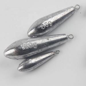 Plomos de Pesca con Anzuelo de Pesca en Forma de Lágrima con Hoja de Sauce y Anillo para Pesca Marina - Product Image 3