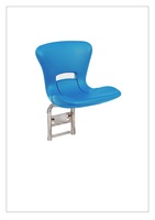Chaise pliante de tribune murale en HDPE pour la protection de l'environnement – Offre spéciale